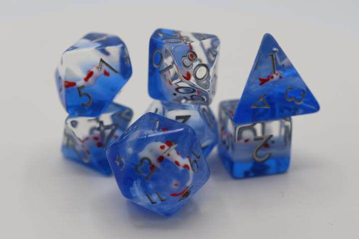 Foam Brain Games Koi Pond RPG Dice Set